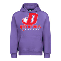 Tulip red de dickinson college vectorized Urban Hoodie - linhVisuals