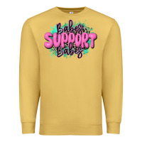 Antique Gold babes support babes Premium Sweatshirt - JahusDesignShop