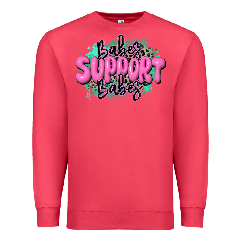 Babes Support Babes Premium Sweatshirt by JahusDesignShop | Teevron