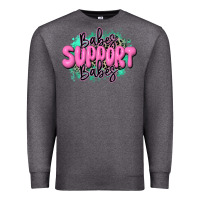 Charcoal Heather babes support babes Premium Sweatshirt - JahusDesignShop