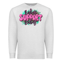 Oatmeal Heather babes support babes Premium Sweatshirt - JahusDesignShop