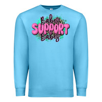 Ocean Blue babes support babes Premium Sweatshirt - JahusDesignShop