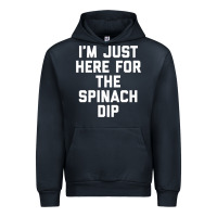 Navy foodie appetizer i'm just here for the spinach dip premium t shirt Urban Hoodie - linhVisuals