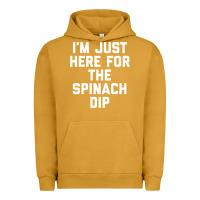 Pigment Peanut Butter foodie appetizer i'm just here for the spinach dip premium t shirt Urban Hoodie - linhVisuals