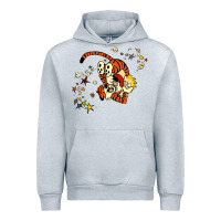 Heather Grey calvin Urban Hoodie - linhVisuals