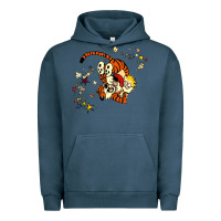 Pigment Midnight Navy calvin Urban Hoodie - linhVisuals