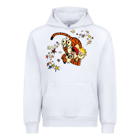 White calvin Urban Hoodie - linhVisuals