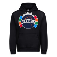 Black sixers basketball Urban Hoodie - linhVisuals