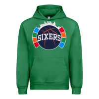 Emerald sixers basketball Urban Hoodie - linhVisuals