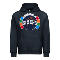 Navy sixers basketball Urban Hoodie - linhVisuals