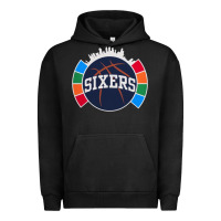 Pigment Black sixers basketball Urban Hoodie - linhVisuals