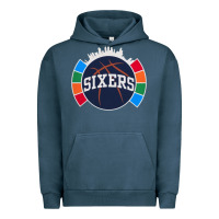 Pigment Midnight Navy sixers basketball Urban Hoodie - linhVisuals