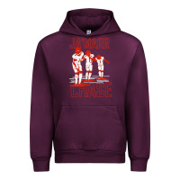 Mauve Wine ja'marr chase Urban Hoodie - linhVisuals