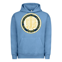 Pigment Pebble Blue university of california, davis Urban Hoodie - linhVisuals
