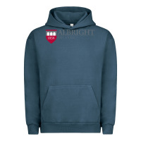 Pigment Midnight Navy albright college vectorized Urban Hoodie - linhVisuals