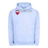 Pigment Grape Ice albright college vectorized Urban Hoodie - linhVisuals