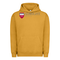 Pigment Peanut Butter albright college vectorized Urban Hoodie - linhVisuals