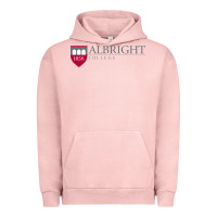 Pigment Salmon albright college vectorized Urban Hoodie - linhVisuals