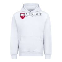 White albright college vectorized Urban Hoodie - linhVisuals
