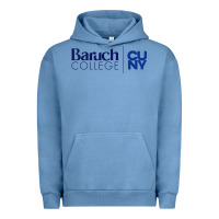 Pigment Pebble Blue baruch college vectorized Urban Hoodie - linhVisuals