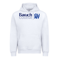 White baruch college vectorized Urban Hoodie - linhVisuals