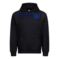 Black baruch college vectorized Urban Hoodie - linhVisuals