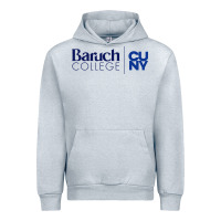 Heather Grey baruch college vectorized Urban Hoodie - linhVisuals