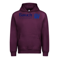 Mauve Wine baruch college vectorized Urban Hoodie - linhVisuals