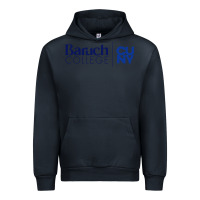 Navy baruch college vectorized Urban Hoodie - linhVisuals
