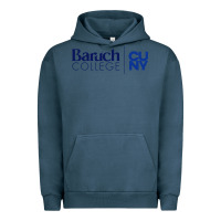 Pigment Midnight Navy baruch college vectorized Urban Hoodie - linhVisuals