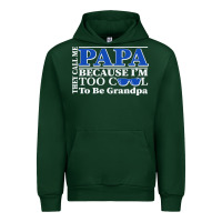 Forest Green they call me papa because i'm too cool to be grandpa Urban Hoodie - linhVisuals