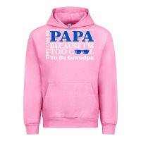 Fuchsia Pink they call me papa because i'm too cool to be grandpa Urban Hoodie - linhVisuals