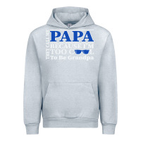 Heather Grey they call me papa because i'm too cool to be grandpa Urban Hoodie - linhVisuals