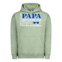 Pigment Oil Green they call me papa because i'm too cool to be grandpa Urban Hoodie - linhVisuals