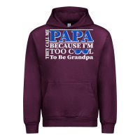 Mauve Wine they call me papa because i'm too cool to be grandpa Urban Hoodie - linhVisuals
