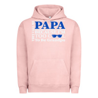Pigment Salmon they call me papa because i'm too cool to be grandpa Urban Hoodie - linhVisuals