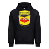 Black vegemite Urban Hoodie - linhVisuals