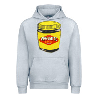 Heather Grey vegemite Urban Hoodie - linhVisuals