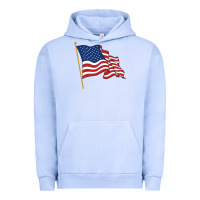 Pigment Grape Ice American flag Urban Hoodie - linhVisuals