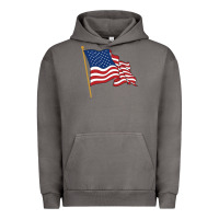 Pigment Tornado American flag Urban Hoodie - linhVisuals
