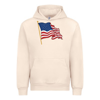 Sandshell American flag Urban Hoodie - linhVisuals