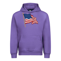 Tulip American flag Urban Hoodie - linhVisuals
