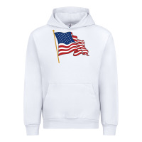 White American flag Urban Hoodie - linhVisuals