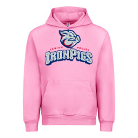 Fuchsia Pink lehigh valley ironpigs Urban Hoodie - linhVisuals