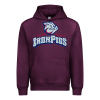 Mauve Wine lehigh valley ironpigs Urban Hoodie - linhVisuals