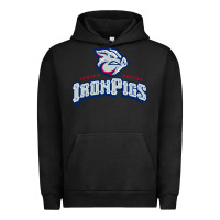 Pigment Black lehigh valley ironpigs Urban Hoodie - linhVisuals