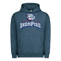 Pigment Midnight Navy lehigh valley ironpigs Urban Hoodie - linhVisuals