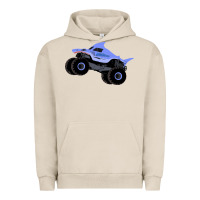 Pigment French Oak Monster Truck Megalodon Urban Hoodie - linhVisuals