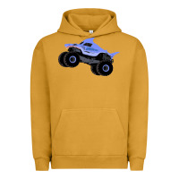 Pigment Peanut Butter Monster Truck Megalodon Urban Hoodie - linhVisuals