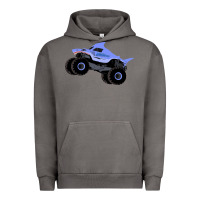 Pigment Tornado Monster Truck Megalodon Urban Hoodie - linhVisuals